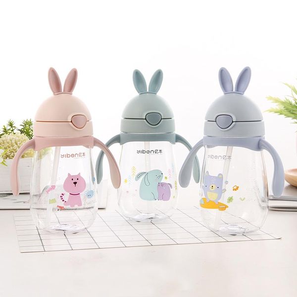 280ml Cute Rabbite Baby Feeding Cup with a Straw Children Learn Feeding Drinking Handle Kids Water Bottles Training Cup
280ml Cute Rabbite Baby Feeding Cup with a Straw Children Learn Feeding Drinking Handle Kids Water Bottles Training Cup
