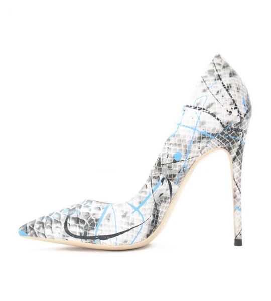pointy toe graffiti high heels pumps snakeskin slip on nightclub dress shoes for women super big size, Black
pointy toe graffiti high heels pumps snakeskin slip on nightclub dress shoes for women super big size, Black