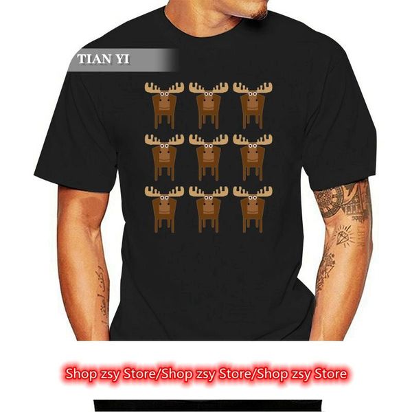men's t-shirts casual t-shirt multiple moose funny tees sleeved print winter t shirts happy year christmas tee, White;black
men's t-shirts casual t-shirt multiple moose funny tees sleeved print winter t shirts happy year christmas tee, White;black