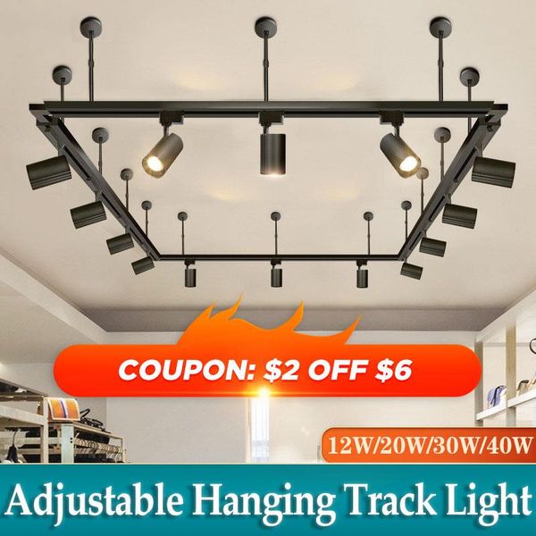 design track light spot led 220v lamp 12/20/30/40w with adjustable hang rod spots rail t lighting for home store lights
design track light spot led 220v lamp 12/20/30/40w with adjustable hang rod spots rail t lighting for home store lights