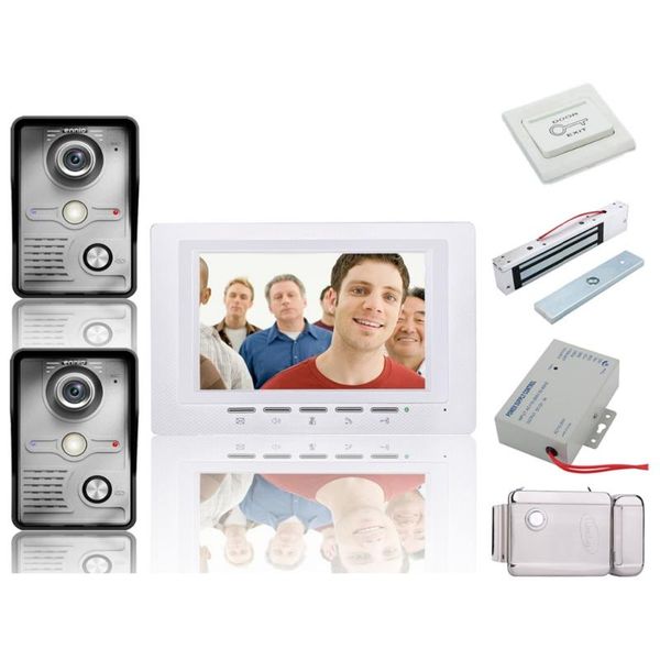 home security 7 inch lcd color video door phone doorbell intercom system 700tvl weatherproof night vision camera+electronic lock phones
home security 7 inch lcd color video door phone doorbell intercom system 700tvl weatherproof night vision camera+electronic lock phones