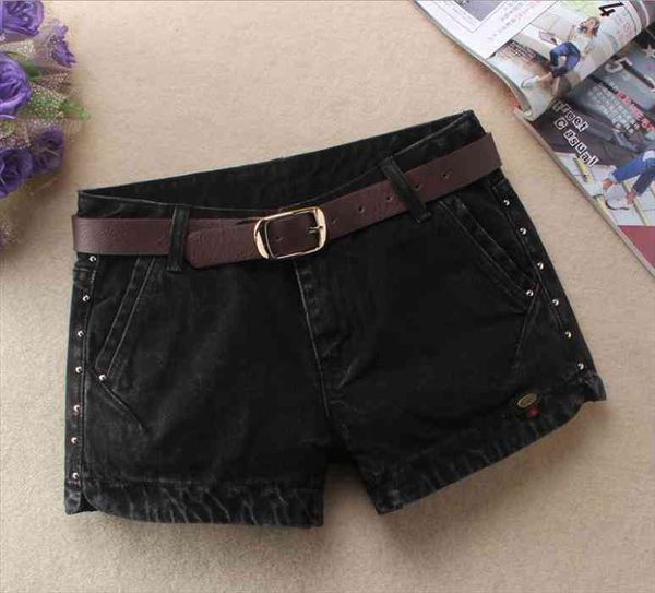 mid waist fashion womens shorts denim korean beading black jeans streetwears female autumn spring short j3201, White;black
mid waist fashion womens shorts denim korean beading black jeans streetwears female autumn spring short j3201, White;black