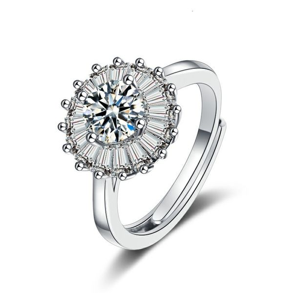 ring net red live four claw diamond simulation high carbon customized wedding 1 proposal single, Silver
ring net red live four claw diamond simulation high carbon customized wedding 1 proposal single, Silver