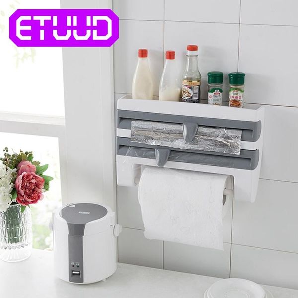 toilet paper holders 6-in-1 wall mount cling film cutter towel rack tissue preservative holder wrap tin foil dispenser storage organizer
toilet paper holders 6-in-1 wall mount cling film cutter towel rack tissue preservative holder wrap tin foil dispenser storage organizer