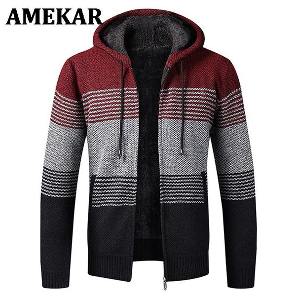 men's jackets 2021 autumn winter jacket men warm cashmere casual wool zipper slim fit fleece coat dress knitwear male, Black;brown
men's jackets 2021 autumn winter jacket men warm cashmere casual wool zipper slim fit fleece coat dress knitwear male, Black;brown