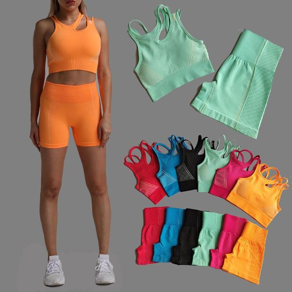 2pcs seamless yoga women sport suit gym set bra high waist shorts workout running clothing wear athletic outfit
2pcs seamless yoga women sport suit gym set bra high waist shorts workout running clothing wear athletic outfit