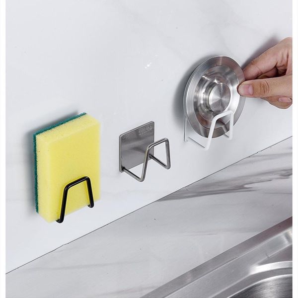 sponges holder self adhesive non-slip sink drain drying rack 304 stainless steel kitchen storage organizer & organization
sponges holder self adhesive non-slip sink drain drying rack 304 stainless steel kitchen storage organizer & organization