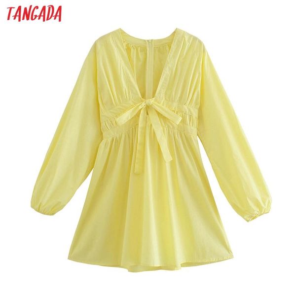 casual dresses tangada 2021 autumn fashion women yellow deep v neck dress bow puff sleeve ladies mini 2w32, Black;gray
casual dresses tangada 2021 autumn fashion women yellow deep v neck dress bow puff sleeve ladies mini 2w32, Black;gray