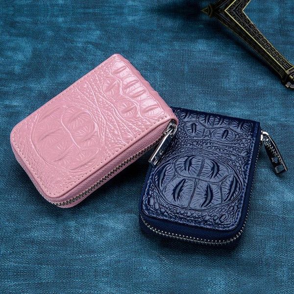 card holders crocodile pattern organ holder for women lady split leather zipper bank cards organizer small money coins bag, Brown;gray
card holders crocodile pattern organ holder for women lady split leather zipper bank cards organizer small money coins bag, Brown;gray