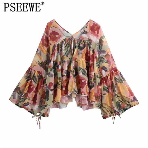 spring chiffon women blouse ruffle long sleeve crop female fashion boho beach beautiful chic woman 210519, White
spring chiffon women blouse ruffle long sleeve crop female fashion boho beach beautiful chic woman 210519, White