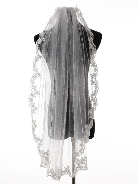 bridal veils charming lace edge wedding accessories tulle veil with comb in stock, Black
bridal veils charming lace edge wedding accessories tulle veil with comb in stock, Black