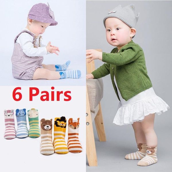 socks 6 pairs fashion baby cute born girls boys anti-slip floor children cotton warm breathable comfortable, Pink;yellow
socks 6 pairs fashion baby cute born girls boys anti-slip floor children cotton warm breathable comfortable, Pink;yellow