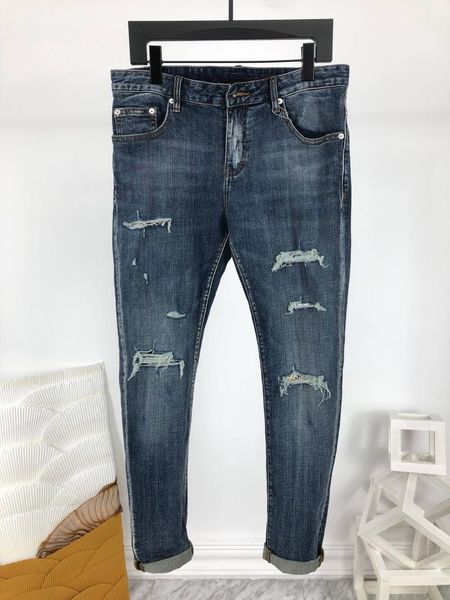 men's jeans sq10412 fashion 2021 runway luxury european design party style clothing, Blue
men's jeans sq10412 fashion 2021 runway luxury european design party style clothing, Blue