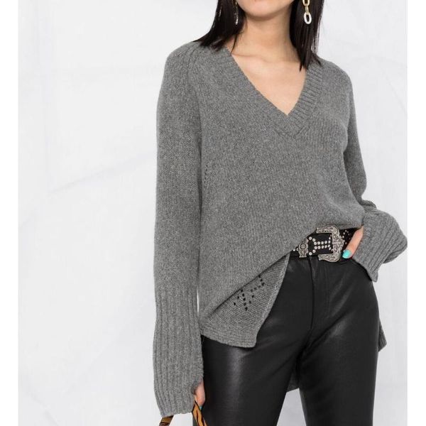Women's Sweaters Women Sweater Winter Style V-neck Short Front And Long Back Smile Letter Embroidered Loose Cashmere Knit Top, White;black
Women's Sweaters Women Sweater Winter Style V-neck Short Front And Long Back Smile Letter Embroidered Loose Cashmere Knit Top, White;black
