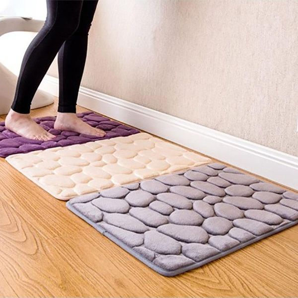 bath mats 40*60cm cobblestone mat absorbent anti-slip bathroom home carpet for kitchen bedroom entrance door soft rug supplies
bath mats 40*60cm cobblestone mat absorbent anti-slip bathroom home carpet for kitchen bedroom entrance door soft rug supplies