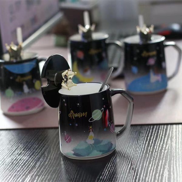 creative ceramic mug couple cup starry sky girl with crown cover spoon student milk tea wine glasses
creative ceramic mug couple cup starry sky girl with crown cover spoon student milk tea wine glasses