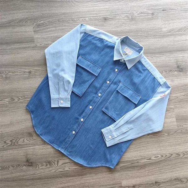 women's t-shirt ss c.e two colour denim shirts men women 1:1 -quality cav empt two-tone shirt clothing japanese fashion 1vk9, White
women's t-shirt ss c.e two colour denim shirts men women 1:1 -quality cav empt two-tone shirt clothing japanese fashion 1vk9, White