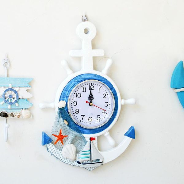 wall clocks mediterranean home decorations decal clock wooden ornament marine style
wall clocks mediterranean home decorations decal clock wooden ornament marine style