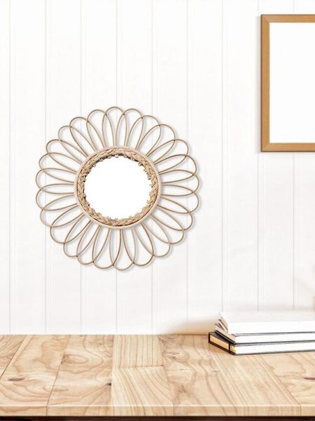mirrors 41cm rattan decorative mirror hand-woven creative round make-up home el wall hanging art showpiece
mirrors 41cm rattan decorative mirror hand-woven creative round make-up home el wall hanging art showpiece