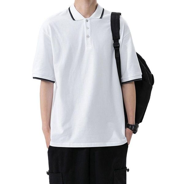 100% cotton m-8xl 2021 summer polos fashion boutique stripe decoration solid color men's casual shirt oversized male, White;black
100% cotton m-8xl 2021 summer polos fashion boutique stripe decoration solid color men's casual shirt oversized male, White;black