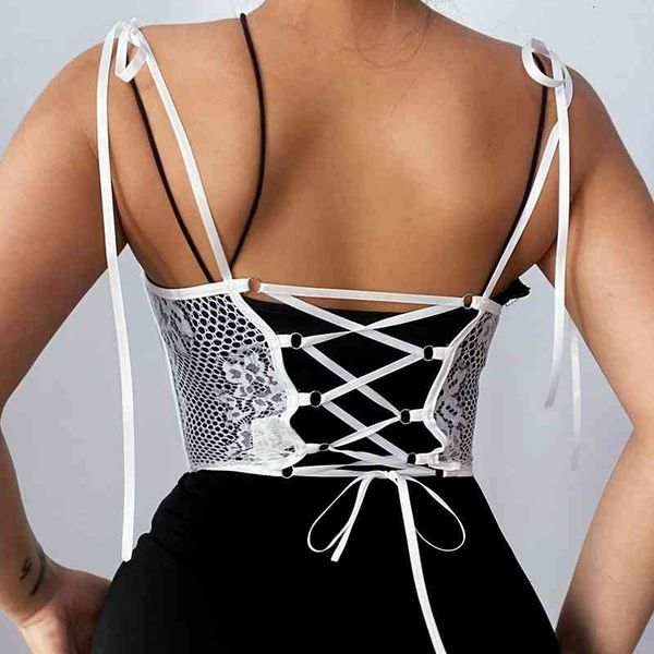 women's tanks & camis strap backless crop women bandage club see through lace cropped ladies back up solid streetwear sum, White
women's tanks & camis strap backless crop women bandage club see through lace cropped ladies back up solid streetwear sum, White