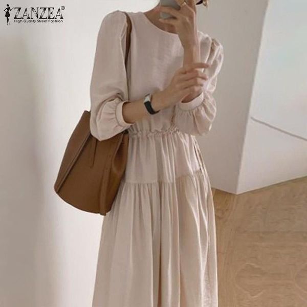 casual dresses midi dress women 2022 ladies elegant vestidos spring drawstring waist sundress solid puff sleeve robe oversize, Black;gray
casual dresses midi dress women 2022 ladies elegant vestidos spring drawstring waist sundress solid puff sleeve robe oversize, Black;gray