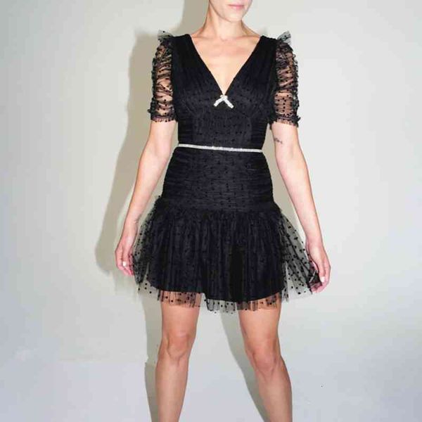 dresses night club party little black 2021 double v neck diamonds beaded see through short sleeve polka dot mesh mini dress, Black;gray
dresses night club party little black 2021 double v neck diamonds beaded see through short sleeve polka dot mesh mini dress, Black;gray