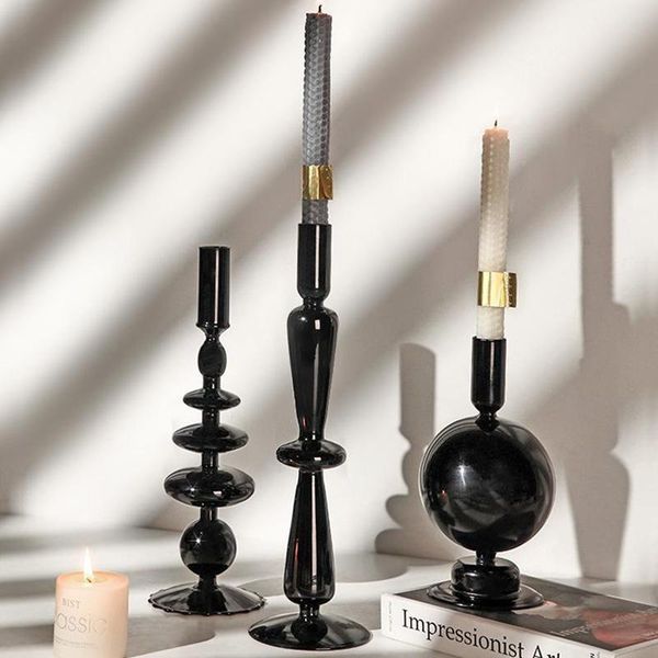 candle holders black decoration home nordic glass candlestick living room decor candelabros decorativos de velas bougeoir
candle holders black decoration home nordic glass candlestick living room decor candelabros decorativos de velas bougeoir