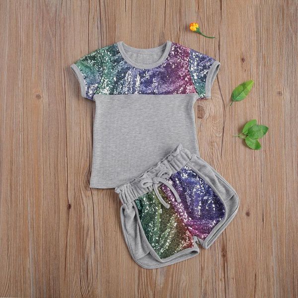 clothing sets est arrival toddler kids summer sequin set baby girls boys round neck short sleeve elastic shorts casual outfits, White
clothing sets est arrival toddler kids summer sequin set baby girls boys round neck short sleeve elastic shorts casual outfits, White