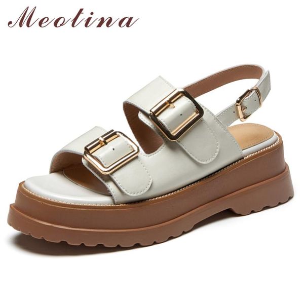 meotina women sandals shoes genuine leather platform wedges high heel buckle square toe lady footwear summer 34-42 dress, Black
meotina women sandals shoes genuine leather platform wedges high heel buckle square toe lady footwear summer 34-42 dress, Black