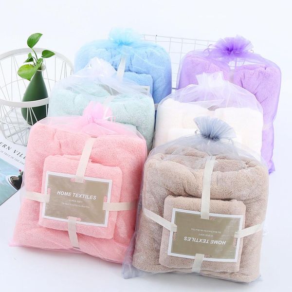 towel high absorbent coral fleece bath set solid soft hand face hair towels lint-men women shower bathroom serviette
towel high absorbent coral fleece bath set solid soft hand face hair towels lint-men women shower bathroom serviette