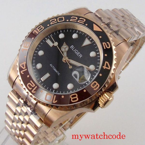 wristwatches 40mm rose gold plated nh35 miyota 8215 pt5000 mechanical automatic watch sapphire glass date unidirectional bezel, Slivery;brown
wristwatches 40mm rose gold plated nh35 miyota 8215 pt5000 mechanical automatic watch sapphire glass date unidirectional bezel, Slivery;brown