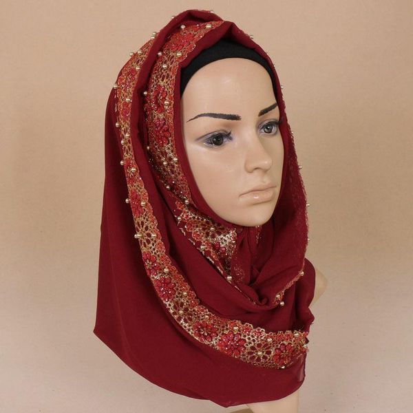 scarves 2021 pearl chiffon stitching lace scarf, color inlaid monochrome women's headscarf, muslim headscarf shawl scarf, Blue;gray
scarves 2021 pearl chiffon stitching lace scarf, color inlaid monochrome women's headscarf, muslim headscarf shawl scarf, Blue;gray