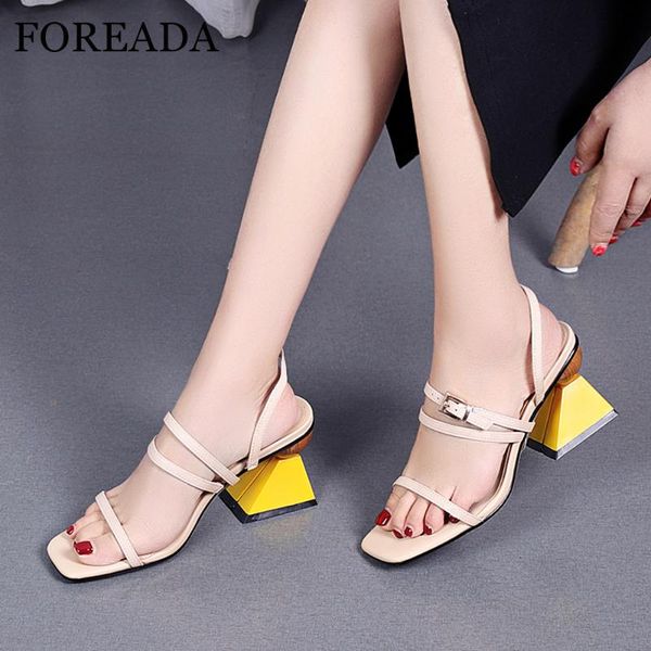 summer shoes women sandals natural cow leather strange style high heels buckle real party size 4-9, Black
summer shoes women sandals natural cow leather strange style high heels buckle real party size 4-9, Black