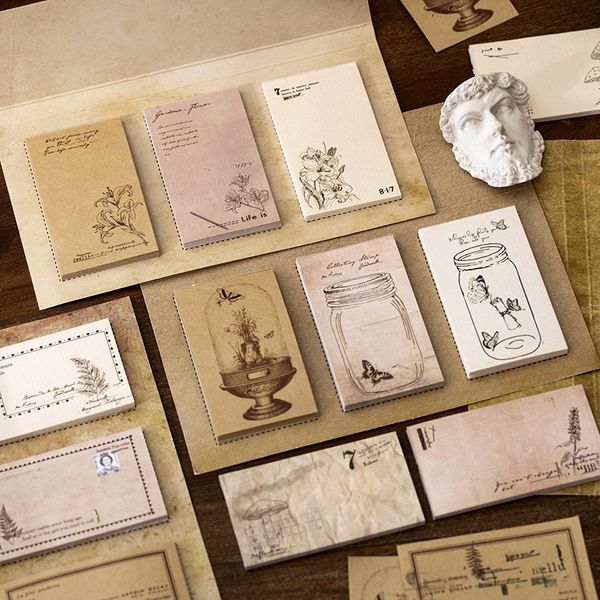 60 sheets/pack vintage natural plants memo pad stickers decal sticky notes scrapbooking diy kawaii notepad diary planner
60 sheets/pack vintage natural plants memo pad stickers decal sticky notes scrapbooking diy kawaii notepad diary planner