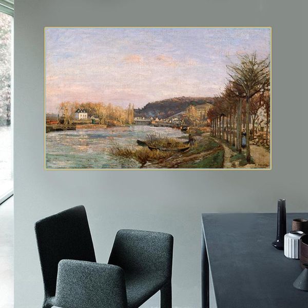 camille pissarro"the seine at bougival"canvas oil painting western art decor poster wall aesthetic home interior decoration painti
camille pissarro"the seine at bougival"canvas oil painting western art decor poster wall aesthetic home interior decoration painti