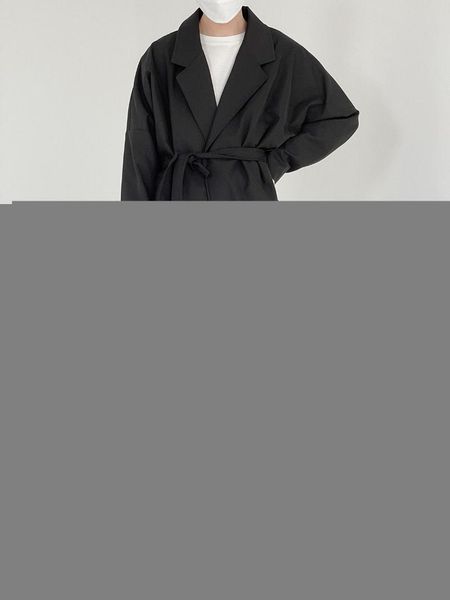 men's trench coats korean style design windbreaker mid-length handsome spring and autumn coat over-the-knee loose trend, Tan;black
men's trench coats korean style design windbreaker mid-length handsome spring and autumn coat over-the-knee loose trend, Tan;black