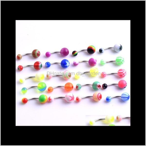 & bell button rings drop delivery 2021 wholesale protomtion 100pcs mixed body jewelry set uv flexible surgical steel resin eyebrow navel bel, Silver
& bell button rings drop delivery 2021 wholesale protomtion 100pcs mixed body jewelry set uv flexible surgical steel resin eyebrow navel bel, Silver
