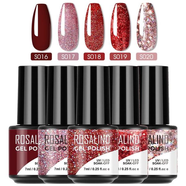 nail polish rosalind gel 40 colors glitter nude series manicure nails art semi permanent uv led hybrid varnishes 7ml 
nail polish rosalind gel 40 colors glitter nude series manicure nails art semi permanent uv led hybrid varnishes 7ml