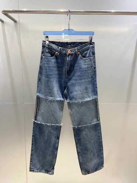 women's jeans 2021 women fashion loose stitching fringed straight washed distressed 0529, Blue
women's jeans 2021 women fashion loose stitching fringed straight washed distressed 0529, Blue