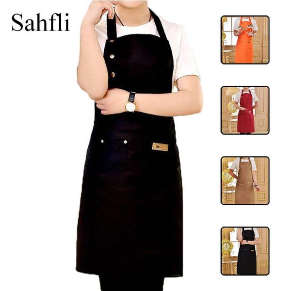 aprons korean style simple pure color multi-color selection of thickened apron with buttons adjustable anti-dirt house daily normal
aprons korean style simple pure color multi-color selection of thickened apron with buttons adjustable anti-dirt house daily normal