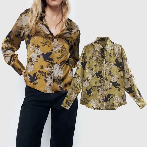 women's blouses & shirts new fashion women flower print chiffon shirt turn down collar long sleeve chiffon shirt casual loose, White
women's blouses & shirts new fashion women flower print chiffon shirt turn down collar long sleeve chiffon shirt casual loose, White