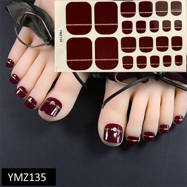 22tips ymz135 toenail sticker summer glitter strips waterproof eco-friendly toe nail decals diy adhesive tips manicure drop ship1, Black
22tips ymz135 toenail sticker summer glitter strips waterproof eco-friendly toe nail decals diy adhesive tips manicure drop ship1, Black