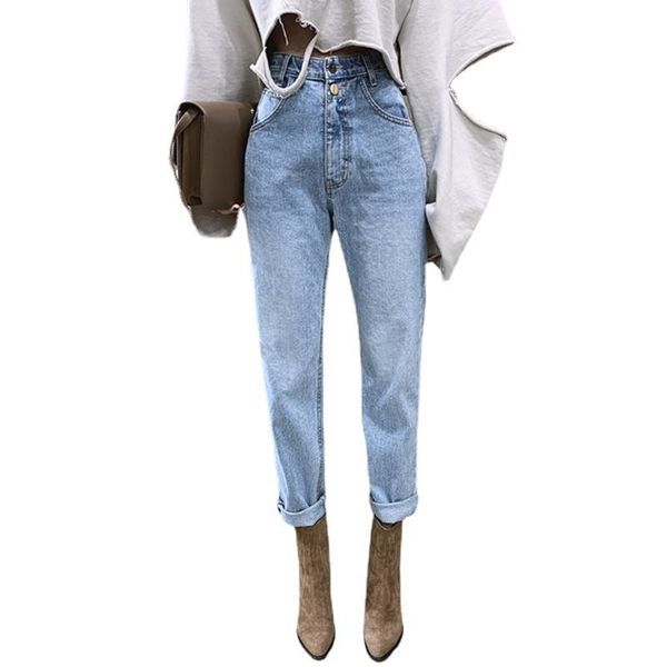 women's jeans bgteever vintage high waist straight pant for women streetwear loose female denim buttons zipper ladies trouser, Blue
women's jeans bgteever vintage high waist straight pant for women streetwear loose female denim buttons zipper ladies trouser, Blue