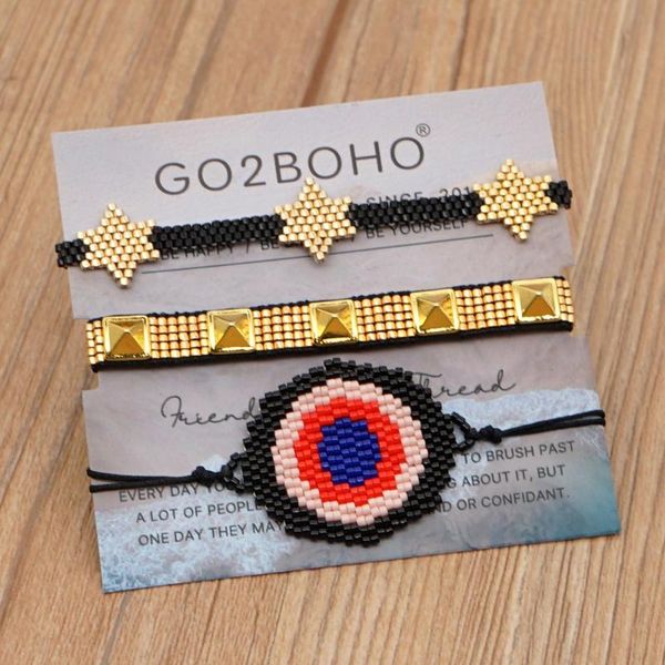 charm bracelets go2boho fashion men bracelet gift 2021 miyuki beads jewelry hexagram pattern jewellery handmade evil eye bead wholesale, Golden;silver
charm bracelets go2boho fashion men bracelet gift 2021 miyuki beads jewelry hexagram pattern jewellery handmade evil eye bead wholesale, Golden;silver