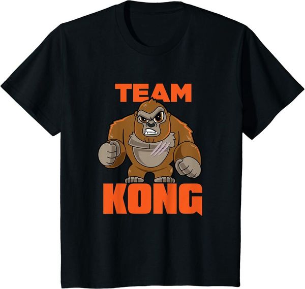 kids godzilla vs kong - funny cute - kids t-shirt size xs-xl, White;black 
kids godzilla vs kong - funny cute - kids t-shirt size xs-xl, White;black