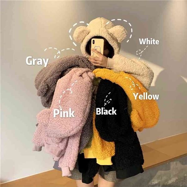 qrwr women hoodie korean style winter casual cute kawaii warm sweatshirt loose female pocket oversized hoodies for girls 210803, Black
qrwr women hoodie korean style winter casual cute kawaii warm sweatshirt loose female pocket oversized hoodies for girls 210803, Black
