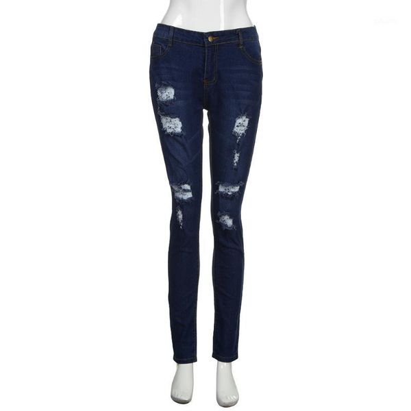 women's jeans denim autumn pants ankle long mid-waist buttons ragged degree boyfriend style torn, Blue 
women's jeans denim autumn pants ankle long mid-waist buttons ragged degree boyfriend style torn, Blue