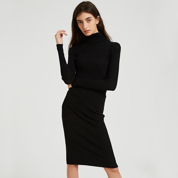 2021wixra autumn winter turtleneck knee-length solid sweater dress women knit long sleeve womens slim midi dresses bodycon, Black;gray
2021wixra autumn winter turtleneck knee-length solid sweater dress women knit long sleeve womens slim midi dresses bodycon, Black;gray