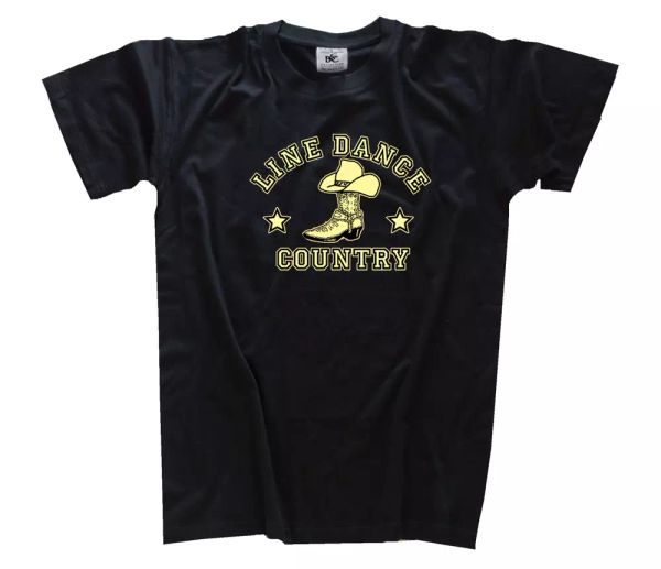 line dance-boat and stetson western country dancing dance t-shirt s-3xl, White;black
line dance-boat and stetson western country dancing dance t-shirt s-3xl, White;black